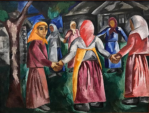 La Ronde, 1910, Nathalie Gontcharova