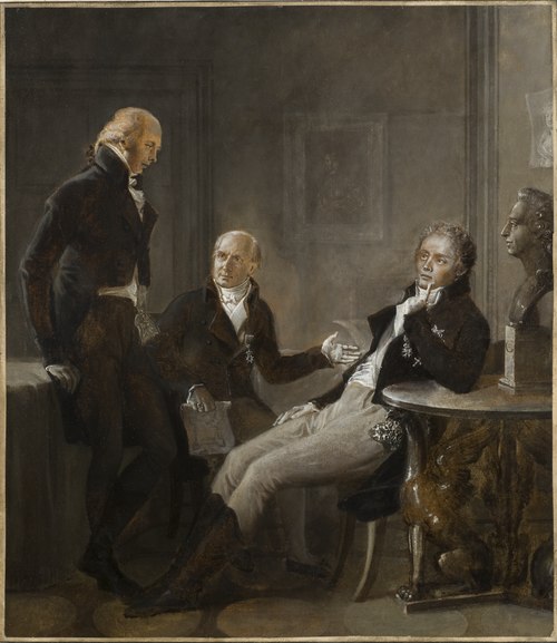 Johan Fredrik Aminoff, Johan Albrekt Ehrenström et Gustaf Mauritz Armfelt, 1804, René Théodore Berthon
