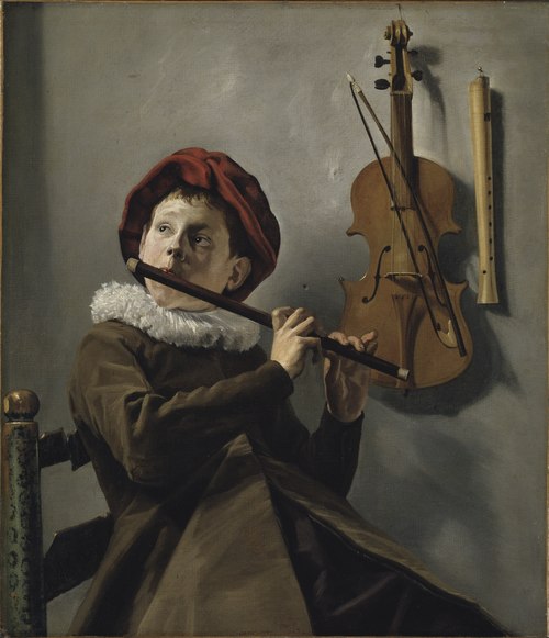 Boy playing the Flute, 1635, Judith Leyster