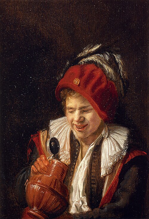 Jeune homme avec une cruche, 1629, Judith Leyster