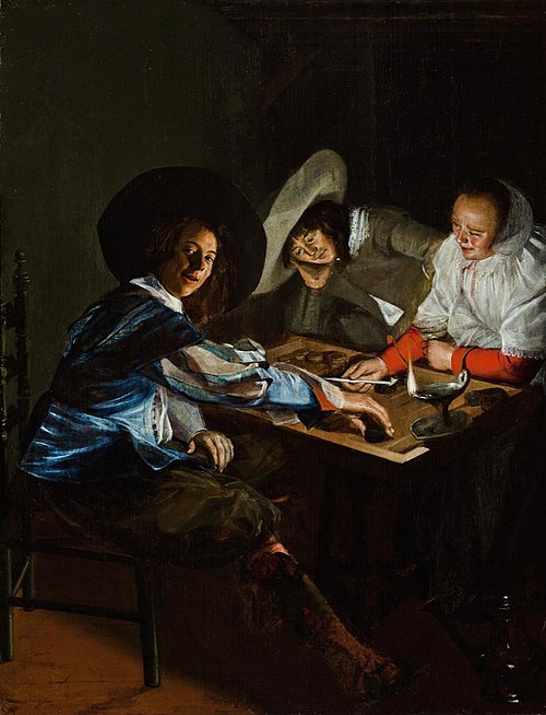 Jeu de tric-trac, 1630, Judith Leyster