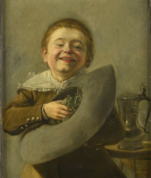 Jeune garçon à la grappe de raisins dans son chapeau, 1629, Judith Leyster