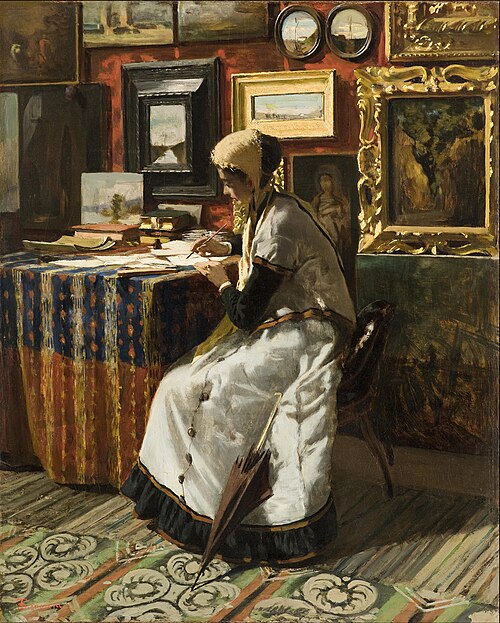 Unable to wait, 1867, Telemaco Signorini