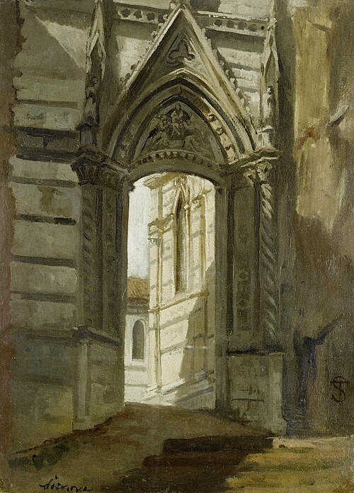 The Siena Cathedral, 1900, Telemaco Signorini