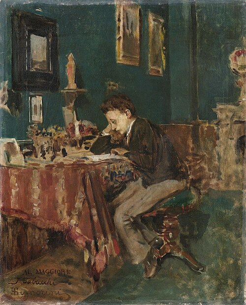 The study, 1900, Telemaco Signorini