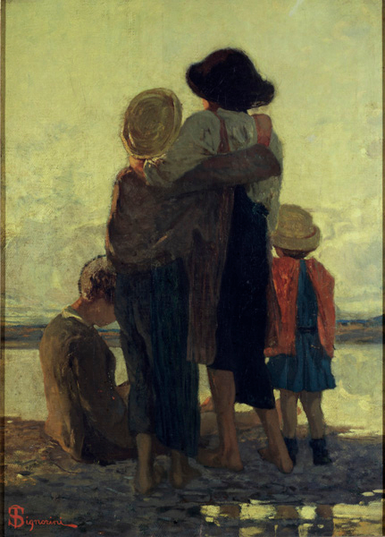 Clouds at sunset, 1864, Telemaco Signorini