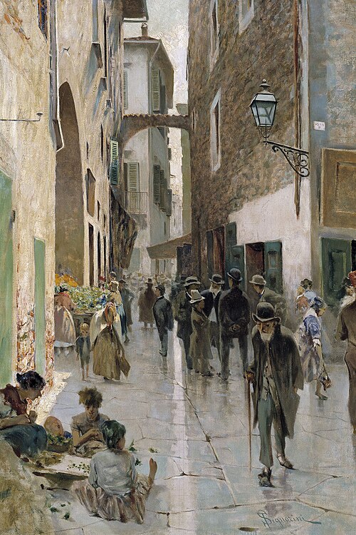 The ghetto of Florence (II), 1892, Telemaco Signorini
