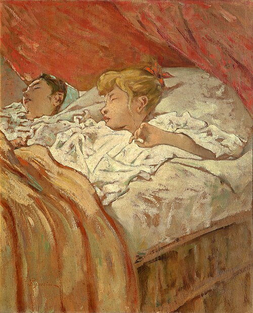 Children caught in their sleep, 1896, Telemaco Signorini