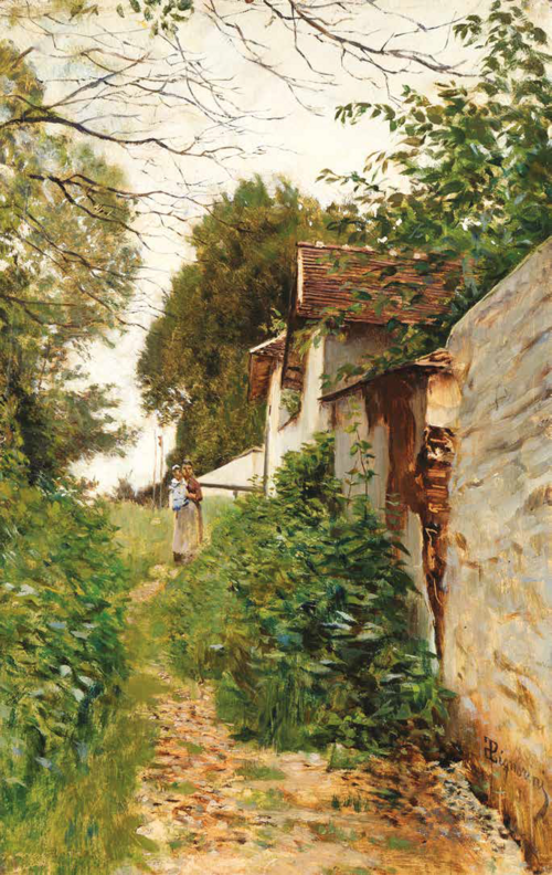 On the trail to Combs-la-Ville, 1873, Telemaco Signorini