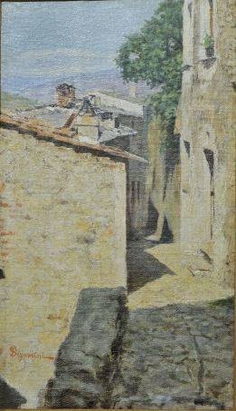 The comune of Arcola in Lunigiana, 1884, Telemaco Signorini