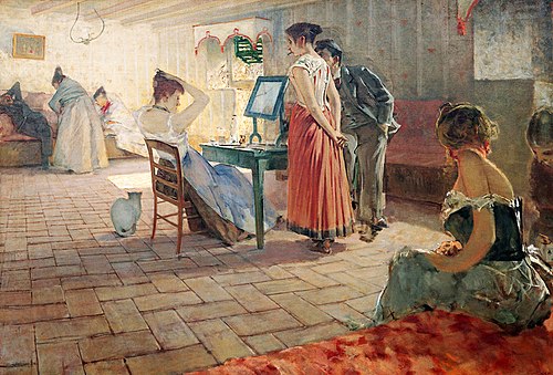 The morning grooming, 1898, Telemaco Signorini
