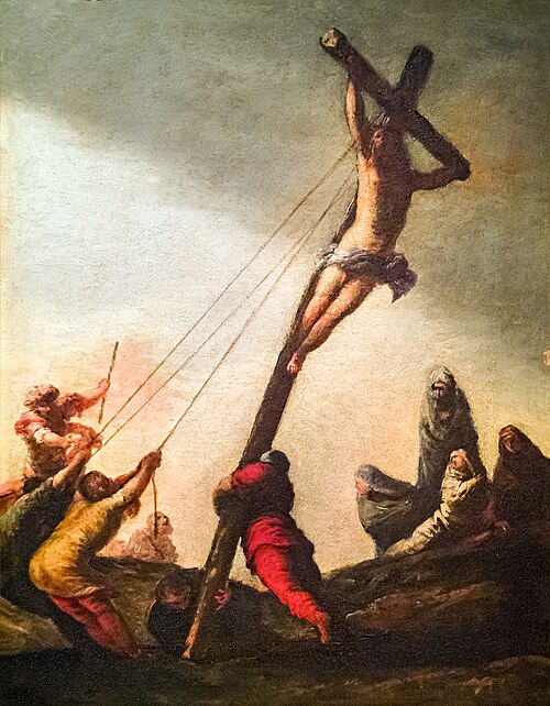 Érection de la Croix, , Sebastiano Mazzoni