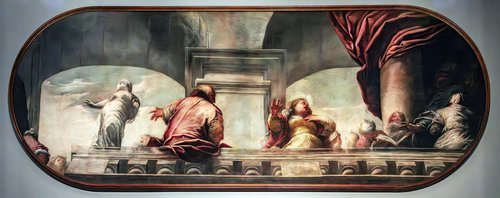 Sainte Catherine refuse d'adorer les idoles, , Sebastiano Mazzoni
