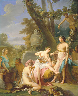 Les Vendanges ou Le Triomphe de Bacchus, 1768, Jean-Baptiste Marie Pierre