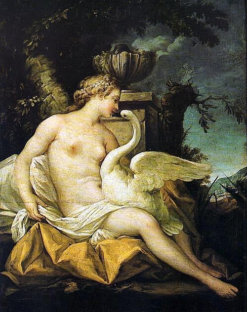 Leda and the Swan, , Jean-Baptiste Marie Pierre