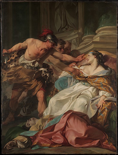 The Death of Harmonia, 1740, Jean-Baptiste Marie Pierre