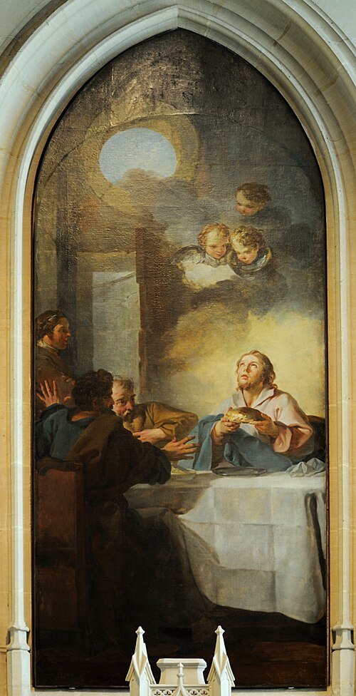 les Pèlerins d'Emmaüs, 1746, Jean-Baptiste Marie Pierre
