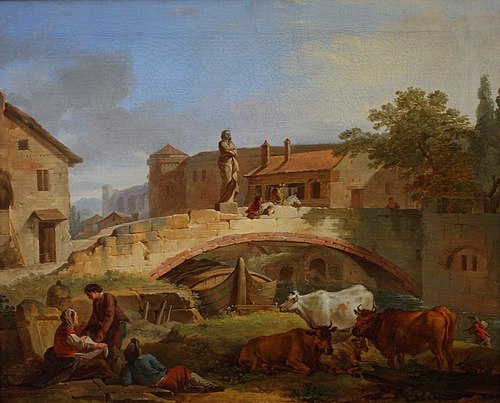 Un pont, 1749, Jean-Baptiste Marie Pierre