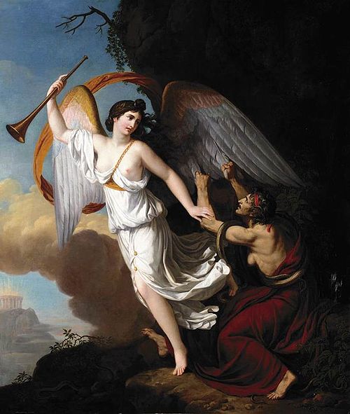 L'Envie veut arracher les ailes de la Renommée, 1806, François-Guillaume Ménageot