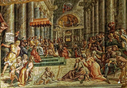 La Donation de Rome, 1521, Giovan Francesco Penni