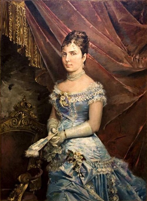 María de las Mercedes de Orleans, 1878, José Denis Belgrano
