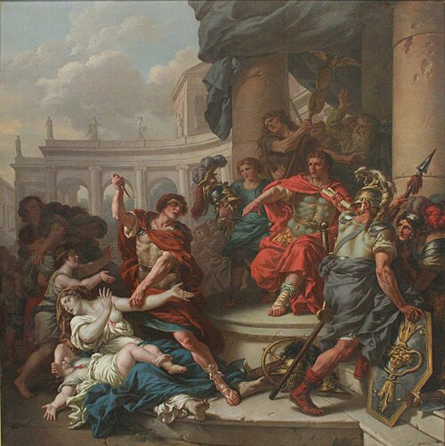 La Fermeté de Jubellius Taurea, 1779, Jean-Jacques Lagrenée