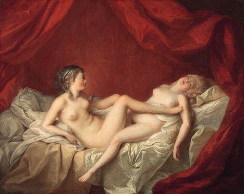 Les Deux Amies, 1750, Jean-Jacques Lagrenée