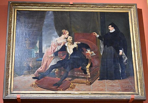 La mort de Charles IX, 1889, Ernest Azéma