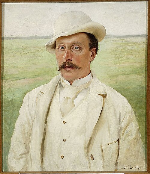 Portrait of Leopold Méyet, 1894, Stanisław Lentz