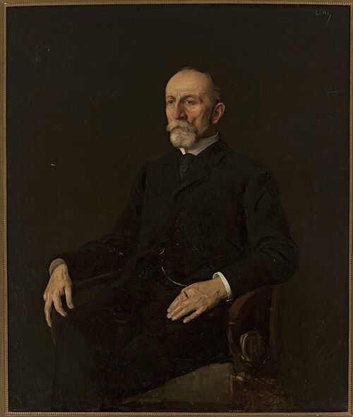 Portrait of Władysław Bogusławski, 1899, Stanisław Lentz