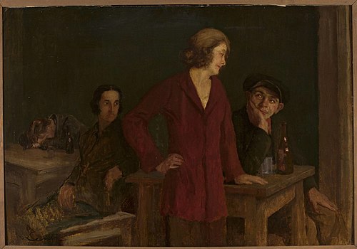 In a Tavern, , Stanisław Lentz