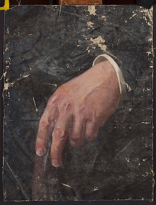 Study of a hand, , Stanisław Lentz