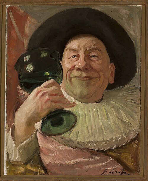 Self-portrait in the style of Frans Hals, 1918, Stanisław Lentz