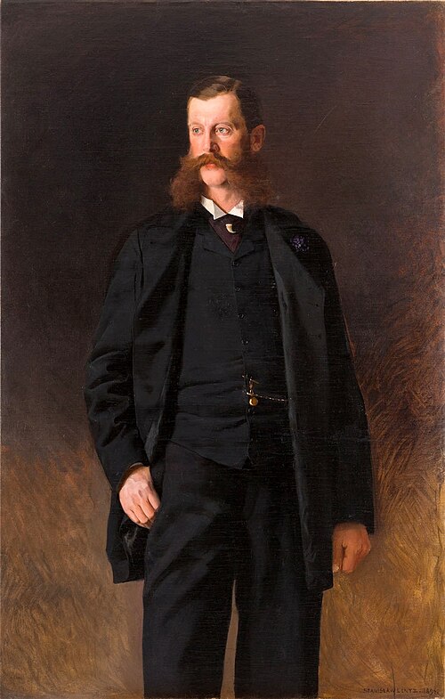 Portret Ambrożego Feliksa Teofila Zaborowskiego herbu Grzymała, 1896, Stanisław Lentz