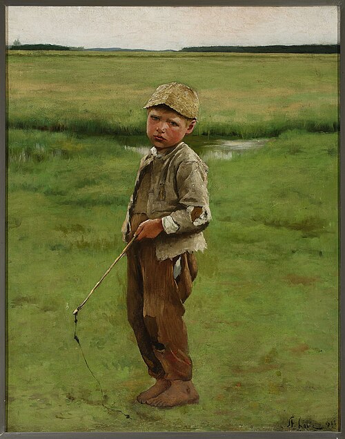 The shepherd boy., 1891, Stanisław Lentz