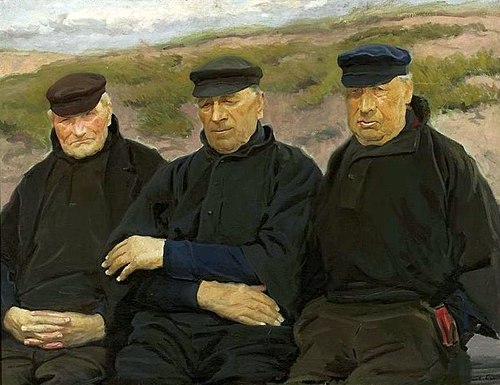 Sea wolves of Scheveningen, 1903, Stanisław Lentz