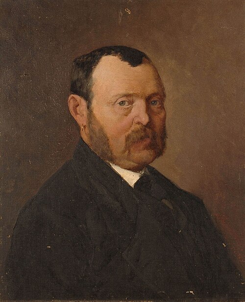 Portrait d'homme, 1878, Paul Merwart