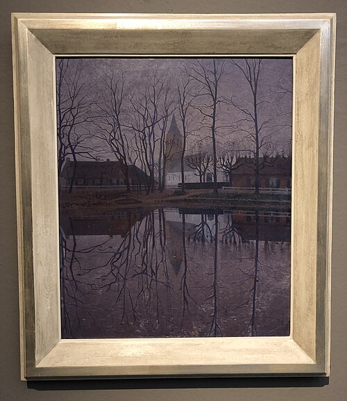 Village Green, Laren, 1899, Ferdinand Hart Nibbrig