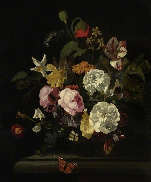 Vase of flowers, 1717, Cornelis Verelst
