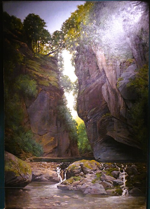 Le Pas-de-la-Cère (Cantal), 1889, Jean-Alfred Desbrosses