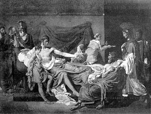 Antiochus renvoie son fils Scipion, 1800, Jean-Auguste Dominique Ingres