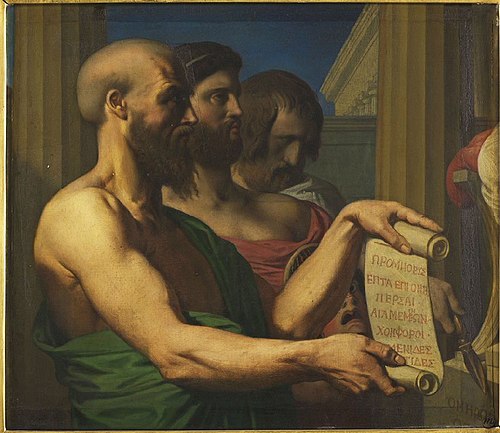 Les Tragiques grecs, 1866, Jean-Auguste Dominique Ingres