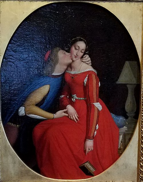 Paolo and Francesca, 1857, Jean-Auguste Dominique Ingres