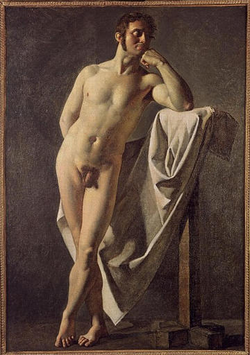Académie d'homme, 1801, Jean-Auguste Dominique Ingres