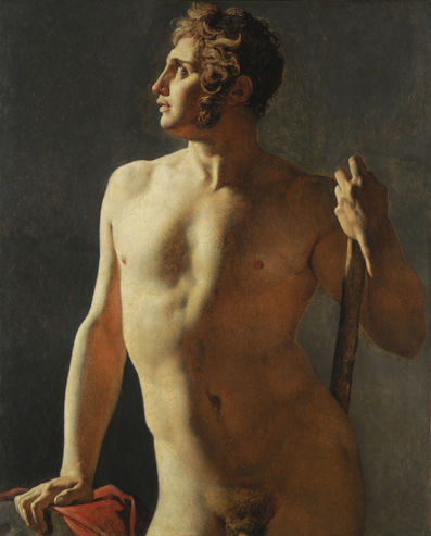 Torso (Painted Half-Figure), 1800, Jean-Auguste Dominique Ingres