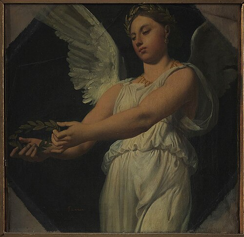 Étude pour L'Apothéose d'Homère, 1827, Jean-Auguste Dominique Ingres