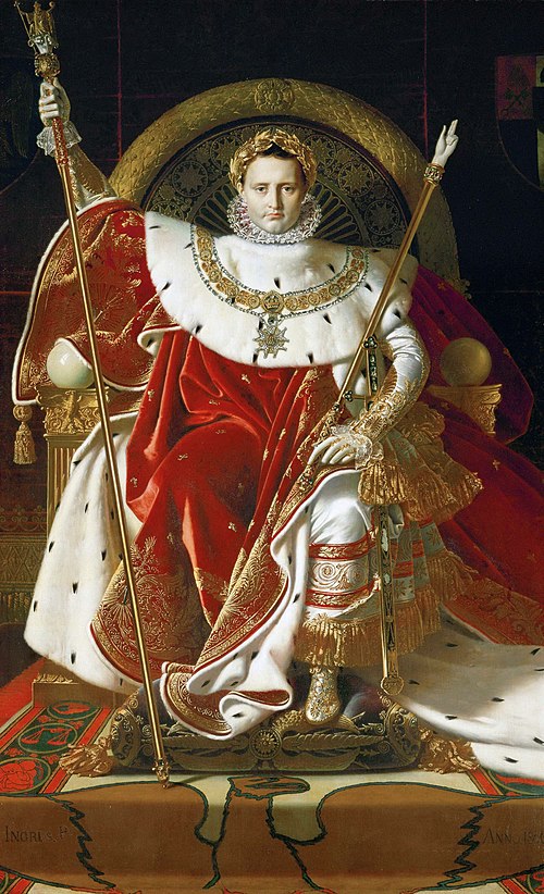 Napoléon Ier sur le trône impérial, 1806, Jean-Auguste Dominique Ingres