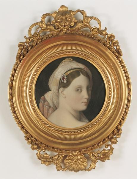 Tête de la Grande Odalisque, 1814, Jean-Auguste Dominique Ingres