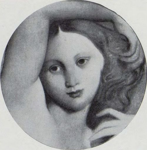Étude de tête pour la Venus  Anadyomène, 1864, Jean-Auguste Dominique Ingres