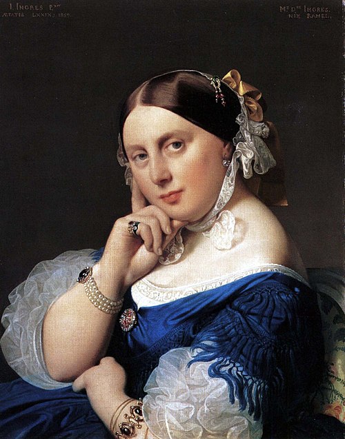Portrait de Madame Ingres née Ramel, 1859, Jean-Auguste Dominique Ingres